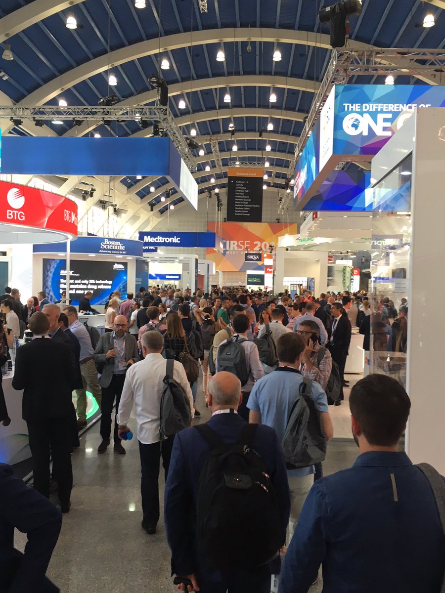 cirsesociety's tweet image. Don't forget to make time for the amazing #CIRSE2018 Technical Exhibition featuring a whopping 126 exhibitors and 8 product launches! #IRinnovation