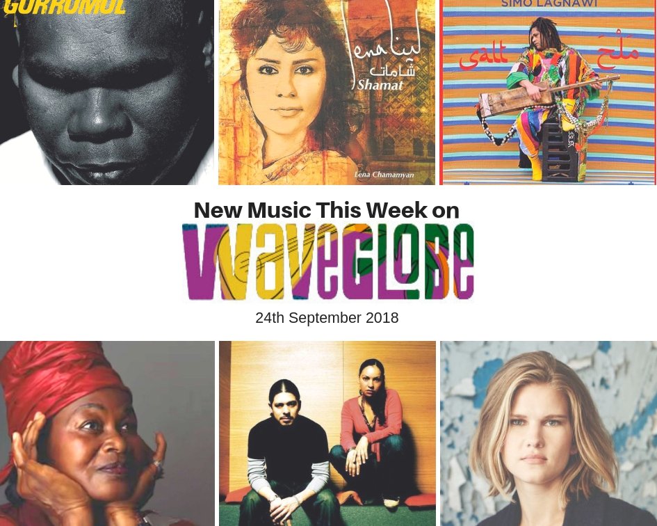 WaveGlobe_FM's tweet photo. New music on WaveGlobe Radio this week includes #Gurrumul🇦🇺️ #LenaChamamyan🇸🇾️🇦🇲️ #SimoLagnawi🇲🇦️ #LourdesVanDunem🇦🇴️ #RodrigoYGabriela🇲🇽️ &amp; #MaarjaNuut🇪🇪  Listen now for a musical journey around the world! https://t.co/KFz4D8xq4Q #MusicMonday https://t.co/J2dOOk4YMe