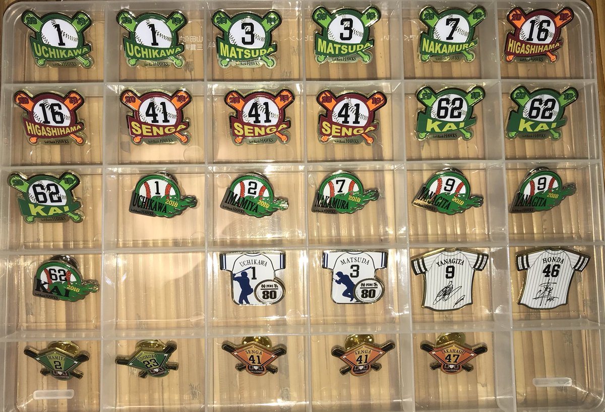 ホークスピンバッチ