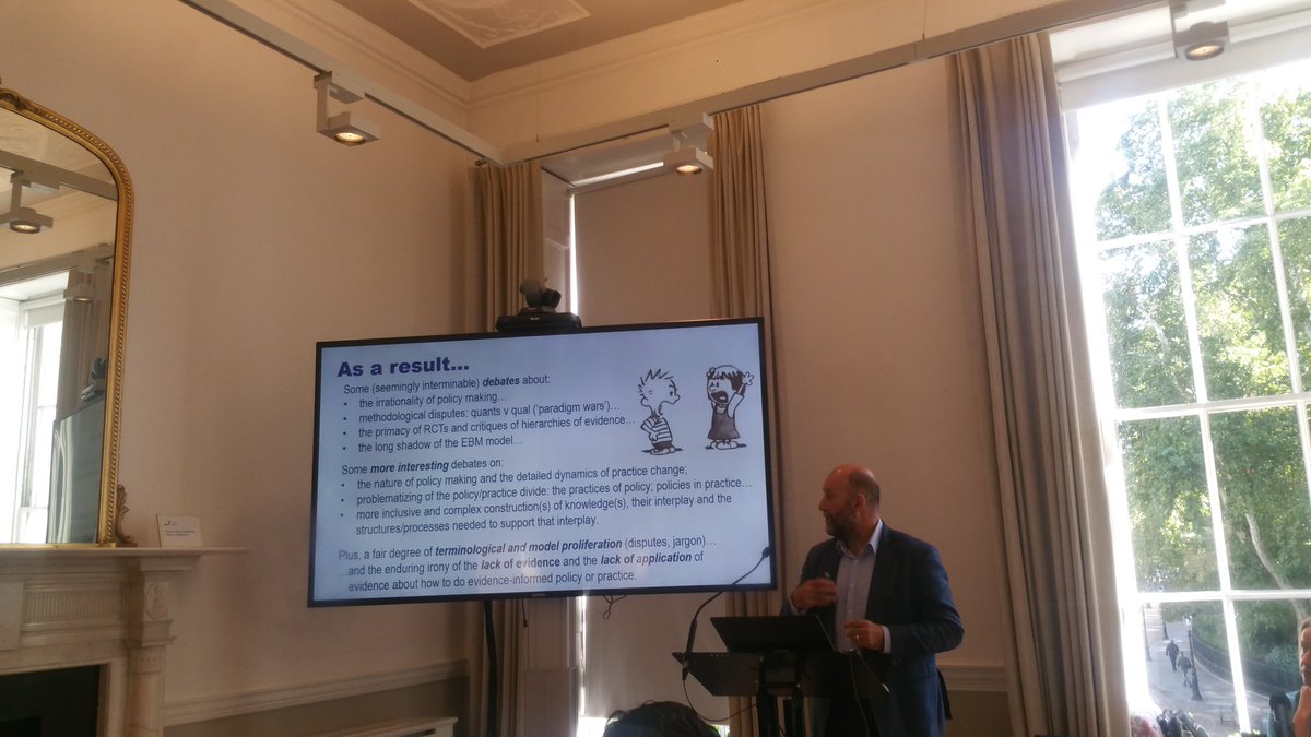 ProfDavidGough's tweet image. The increasing sophistication  of discussing evidence use by Huw Davies at #transformURE