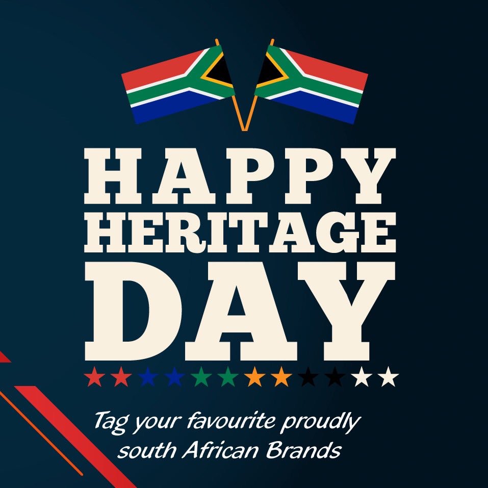 SMESouthAfrica's tweet photo. Hey Entreps! It’s heritage day! Let’s pay homage to our favourite proudly South African brands. What are some of your faves? Tag your favourite proudly SA brand https://t.co/mbrn1ekRgu