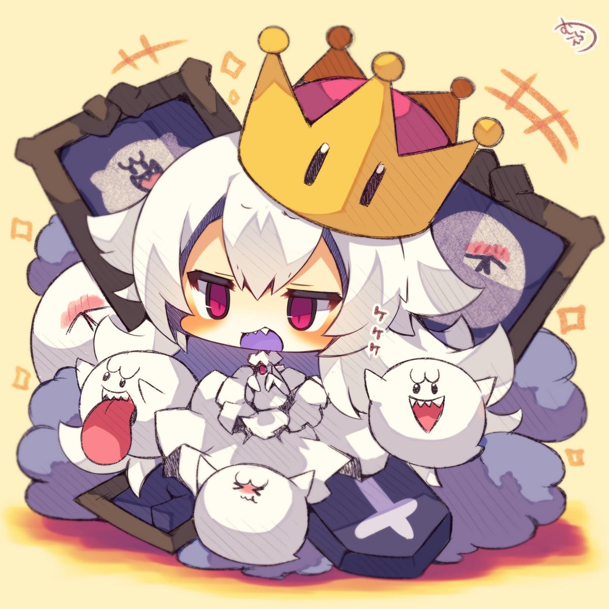 キングテレサ姫 ワンワン姫 パックンフラワー姫 ドッスン姫などクッパ軍ぞくぞく ヨッシー姫はもちろん スーパーキノコ姫やハテナブロック姫の姿も Togetter