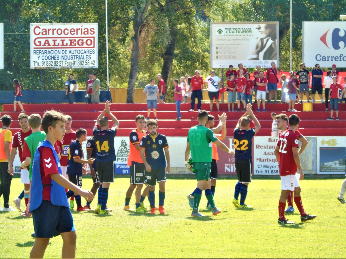 Agrupación Deportiva Parla (@adparla) on Twitter photo 👋 Felicitamos a las aficiones de la <a href="/rsda_oficial/">RSD ALCALA SAD</a> y <a href="/adparla/">Agrupación Deportiva Parla</a> por el gran ambiente de ayer en las gradas del Estadio Municipal del Val convirtiendo el partido en un espectáculo de otra categoría.
🤙 En el césped, fútbol y deportividad. En la grada, emoción.
#MiParlaPROMETE 💙🖤 👋 Felicitamos a las aficiones de la <a href="/rsda_oficial/">RSD ALCALA SAD</a> y <a href="/adparla/">Agrupación Deportiva Parla</a> por el gran ambiente de ayer en las gradas del Estadio Municipal del Val convirtiendo el partido en un espectáculo de otra categoría.
🤙 En el césped, fútbol y deportividad. En la grada, emoción.
#MiParlaPROMETE 💙🖤