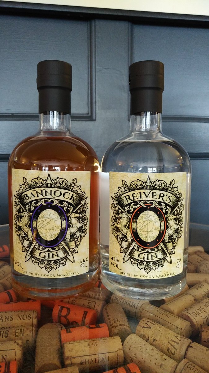 buccleucharms's tweet photo. It's the start of autumn and here's our latest brace of gin to hit our shelves. @Selkirkdistill regular and Bannock, #localproduce https://t.co/zeEUHqmDEw