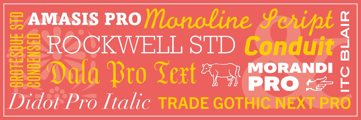 achievecr's tweet photo. Time for a Font stock up in the studio... 100 quality fonts for £33, how can you say no? #Fontacular #GraphicDesign @MyFonts @Monotype https://t.co/UQm5DaWmn8