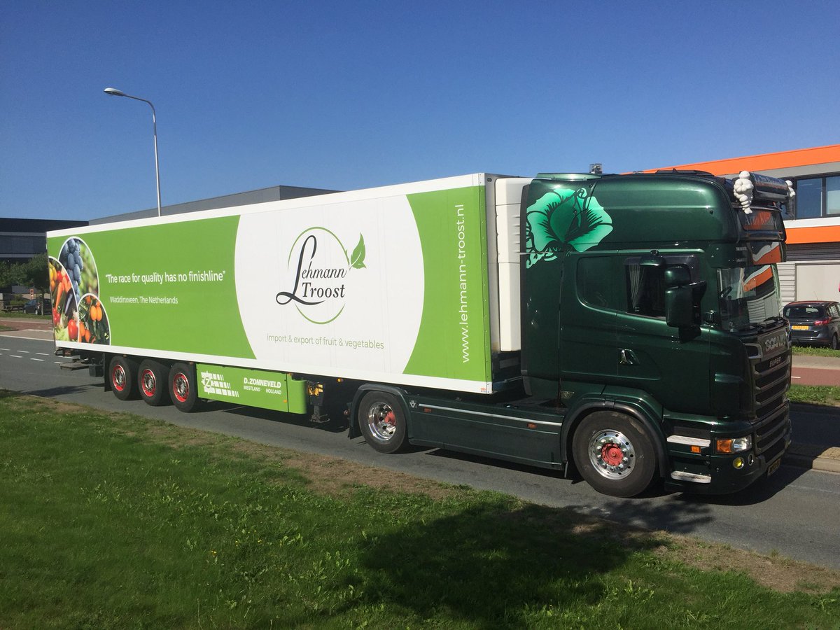 tiptopreclame's tweet image. U heeft ze wellicht al zien rijden, een van de 4 door ons verzorgde #trailerwraps voor #lehmannentroost! #trots