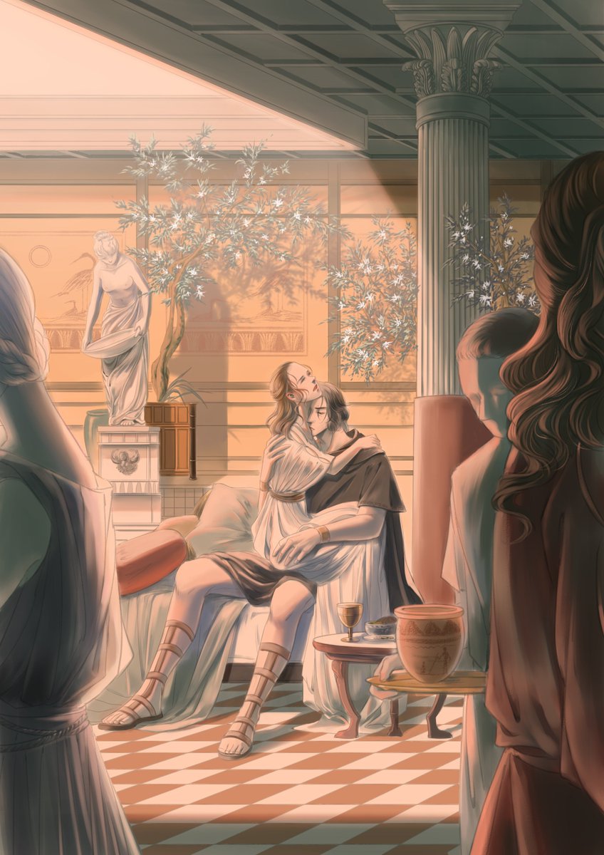 _afterblossom_'s tweet photo. This is the digital version, I am not very satisfied, later try with my watercolor. #reylo  Glory's Fray @avidlyhunting https://t.co/k9i7ln1WSM