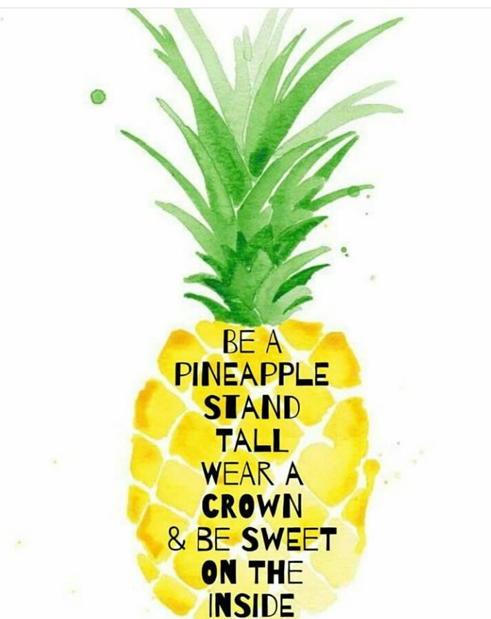 FatimaSubuhi's tweet photo. Be like #pineapple https://t.co/IOBaWia5at