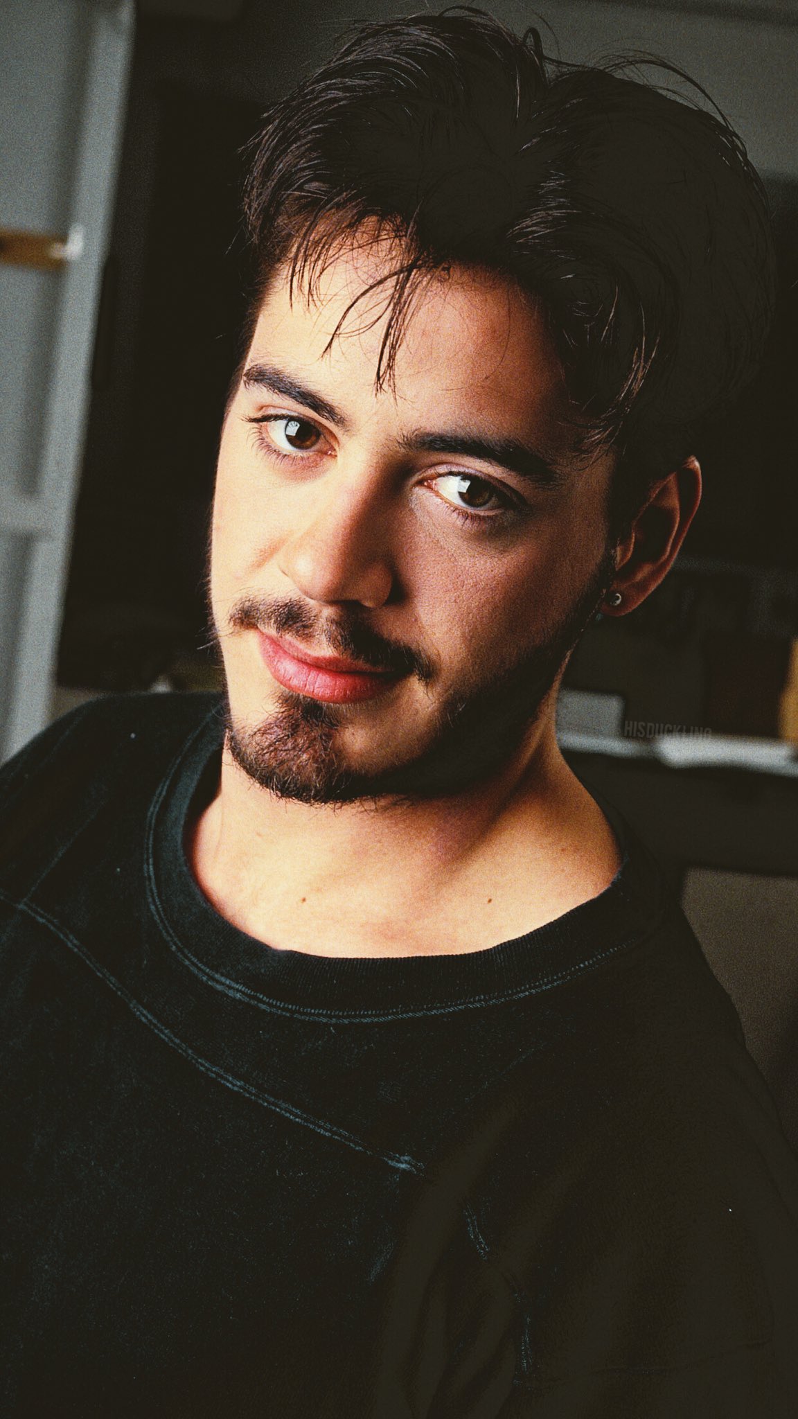 young robert downey jr beard