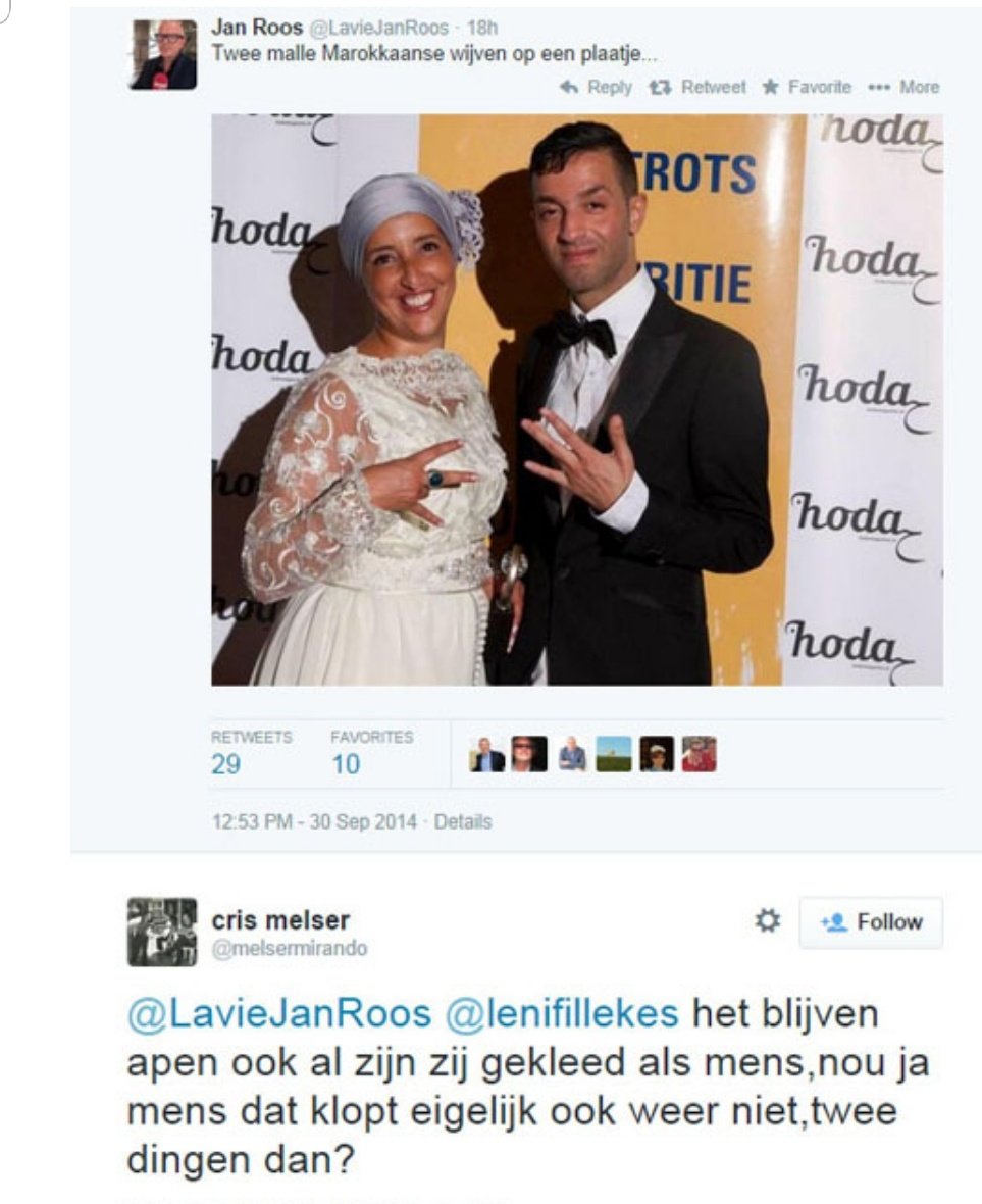 Ah kijk, @fidanekiz komt op voor Jan Roos. Want PERTINENT geen racist.