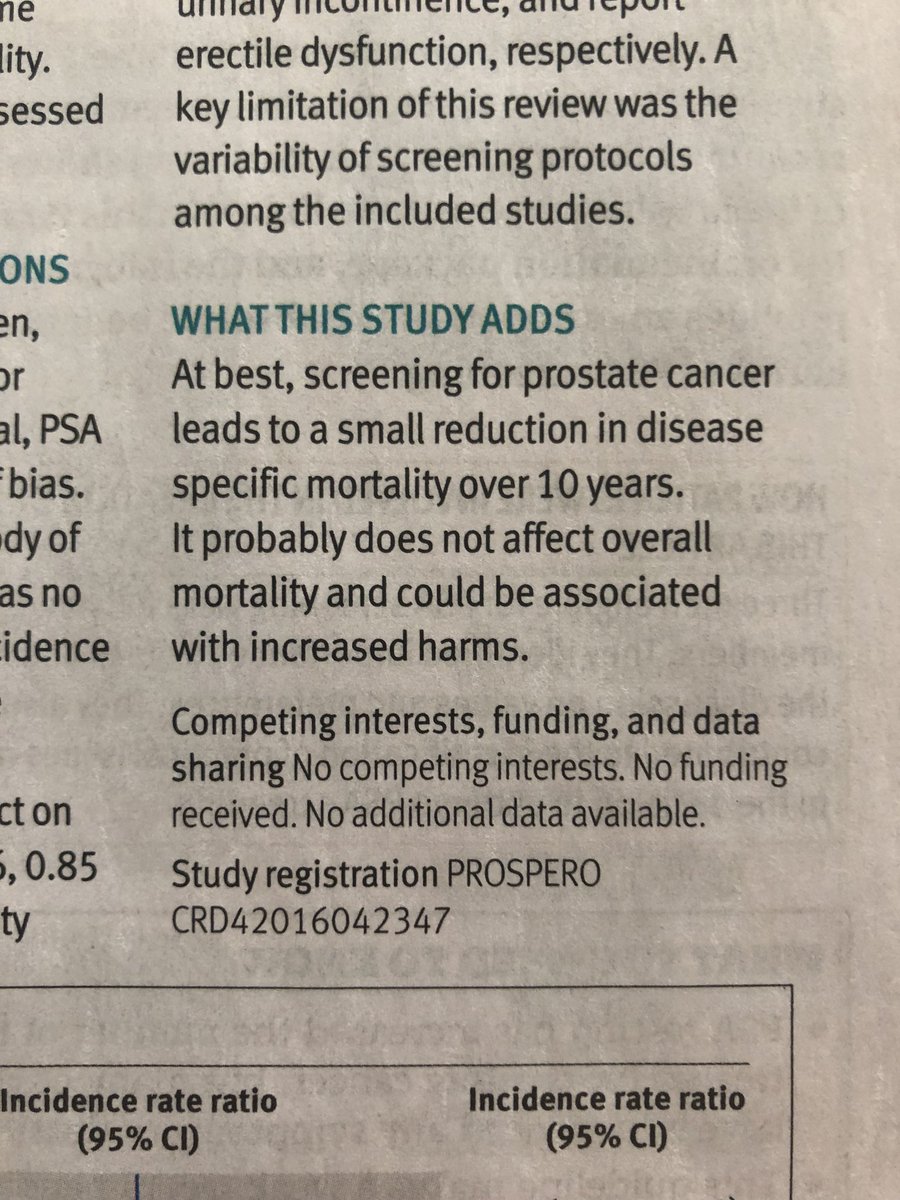 DrGregorSmith's tweet image. Helpful series of articles on #PSAscreening in this week’s @bmj_latest - an area where developing shared understanding and shared decision making is particularly important. #realisticmedicine