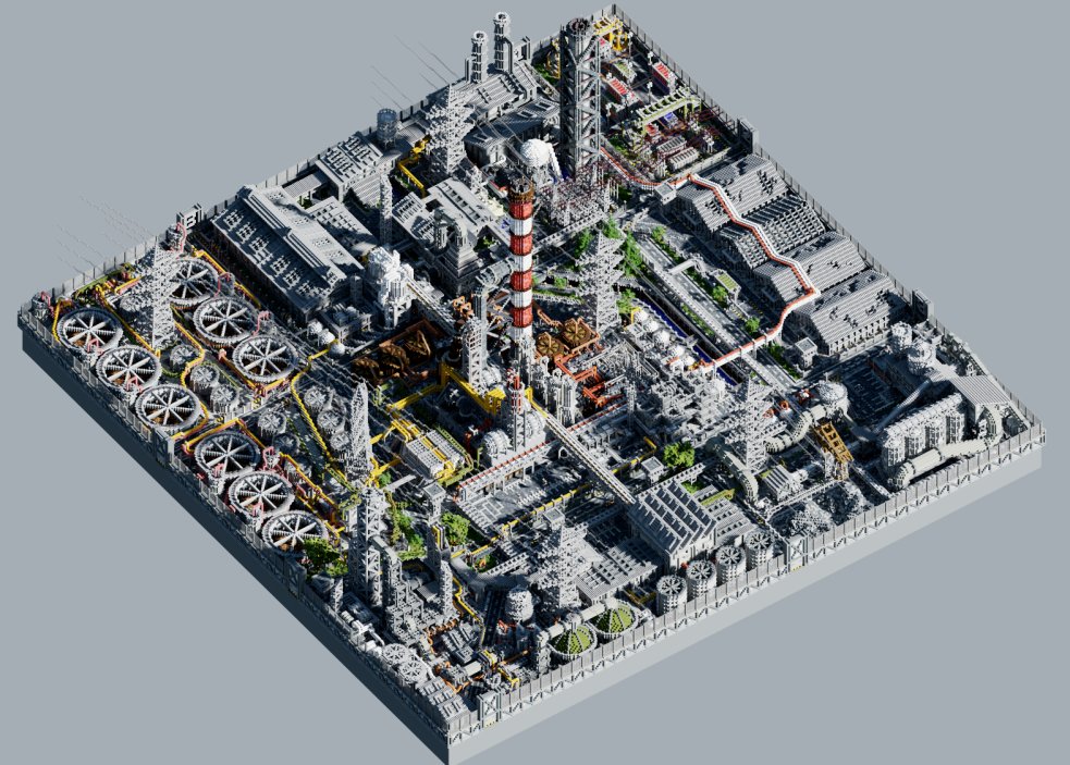 公式moyashigunsnetwork Mgnグループ No Twitter Minecraft Mgnグループ マインクラフト 工業マップ Mgn です 新マップ情報 製作者 Roku マップイメージ 工業系 マップ名 工業都市ビランガル 写真