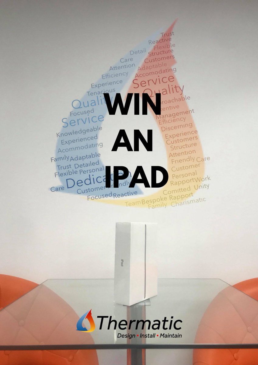 Our new #Competition is officially live, enter to #WIN an #iPad
To enter, simply: Follow <a href="/ThermaticNews/">Thermatic</a> and Retweet.
The winner will be chosen at random on the 24/10/2018. If you want extra chances to win, enter the competition on every one of our social media channels.
Good Luck