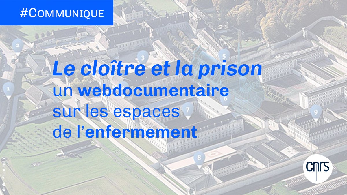 CNRS's tweet image. #Communiqué 🗞️ | Au 19e siècle, de nombreuses abbayes, saisies à la Révolution, sont converties en maisons de détention. Ce #webdocumentaire propose une histoire comparée de ces lieux et des conditions d’un #enfermement,..

➡ cnrs.fr/inshs/recherch…
➡ cloitreprison.fr