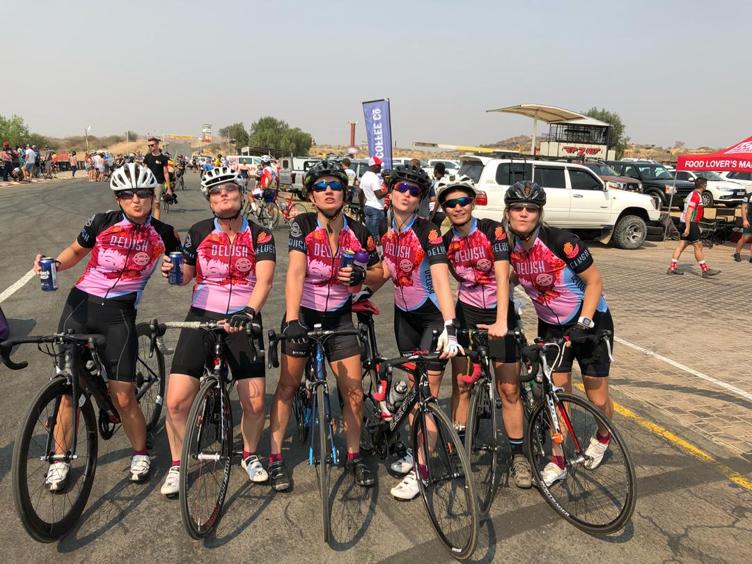 Dillish_lishy's tweet photo. Well done to the Delush girls who came 3rd place in last weekend's "Tour de Windhoek 2018 " after 3 days of hard hard haaard racing . #TeamNamibia #DelushNamibia #Namibians #GirlPower https://t.co/zrg2sh2ruh