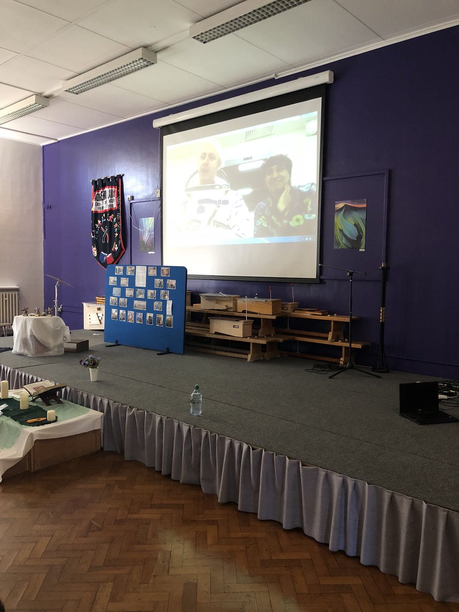 mrowland17's tweet photo. WOW!! Skype Q &amp; A with Tony Forsythe from the U.K. Space Agency!! What an opportunity for our children @nsprimary @5NWoodfield https://t.co/IM79J13dbB