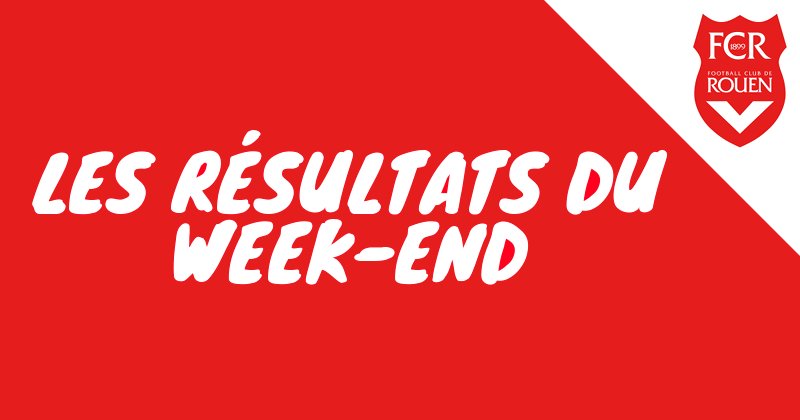 Retrouvez les résultats des matchs du week-end pour les équipes du FCR (Séniors, Féminines, Formation et Préformation) ! ⬇️
fcrouen.fr/les-resultats-…

#TeamFCR #Rouen #FormerConstruireRéussir