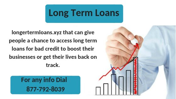loans_long's tweet image. Grow and invest in your small business with longertermloans.xyz. Your better credit may get you larger #loan amounts and better repayment terms. For more info visit bit.ly/2QOWesL
#longertermloans #longtermloans #shorttermloans #badcredit