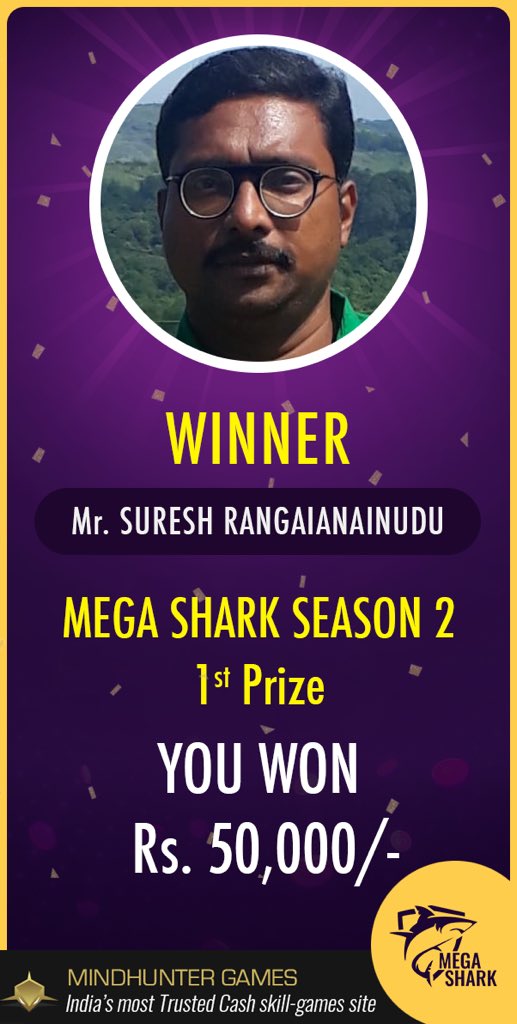 MindhunterGames's tweet photo. Mega #cash WINS @MindhunterGames by answering simple #Trivia questions! That’s what makes us 🇮🇳 MOST #TRUSTED CASH SKILL GAMES SITE! Have you played yet? 

#Trending #CONTESTALERT #Contest #Quiz #india4contests #contestindia #MondayMotivation #inspiring https://t.co/S9dBQUKW1S
