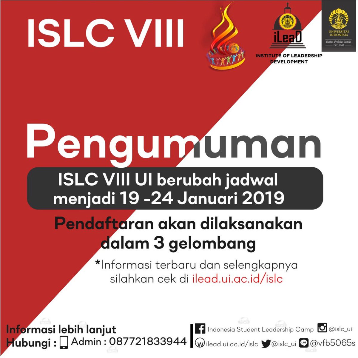 ISLC_UI's tweet image. We are going through some major changes, but worry not because we are still coming for you early next year! #ISLCVIII #HopeforBetterChange