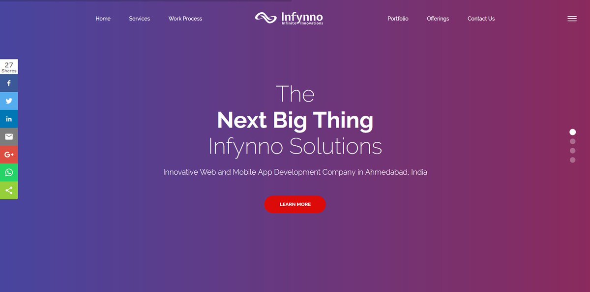 infynno's tweet photo. You need to get upgraded day by day and hence your assets should be. Checkout our upgraded website with all new look and feel. https://t.co/OsO5ED3m5W

#upgradehonapageda #InfynnoSolutions #Web #Mobile #Development #PHP #Laravel #WordPress #Magento #iOS #Android #AWS #CodeIgniter https://t.co/beQ2BjFBhE