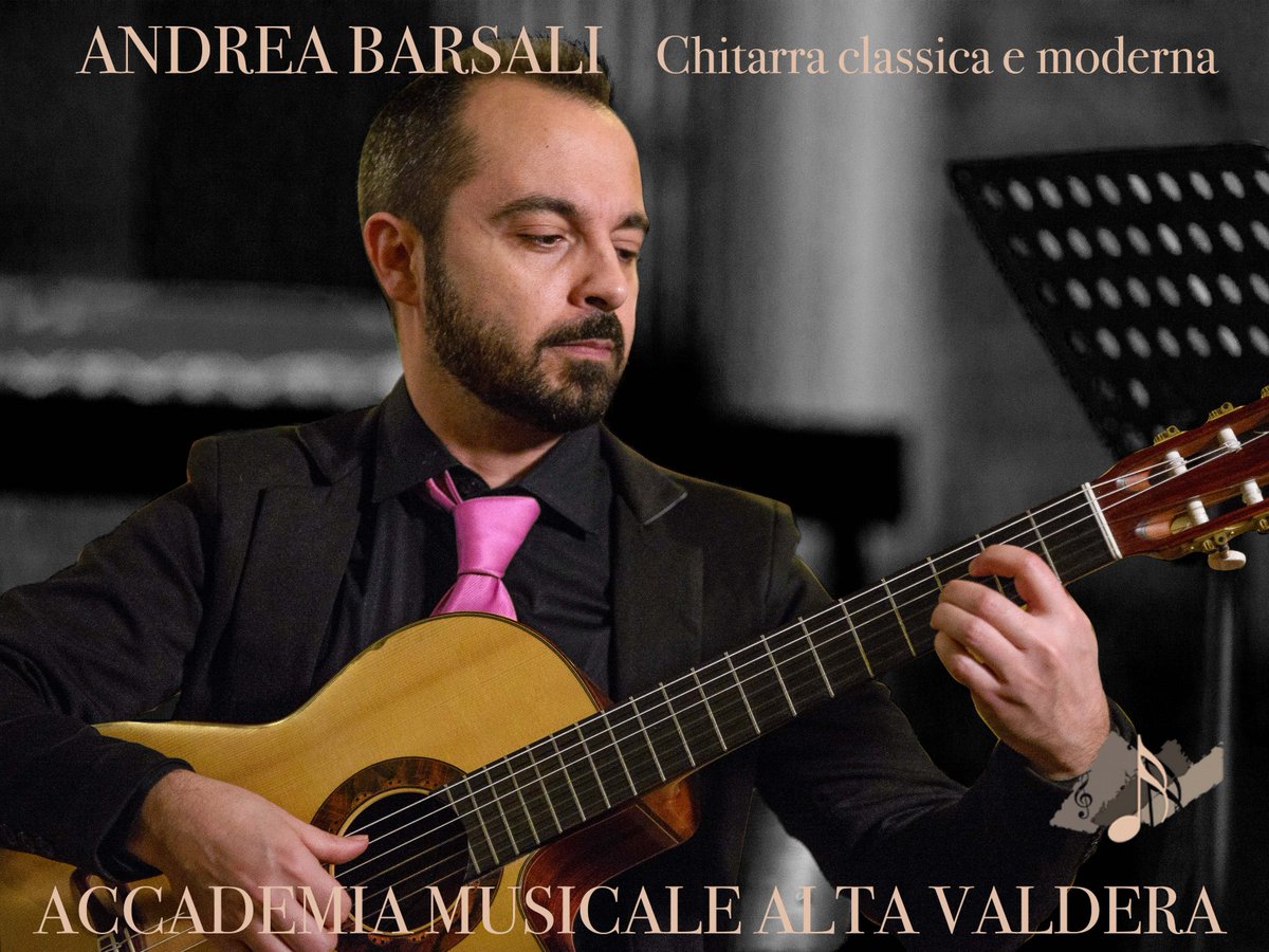 🎶 I DOCENTI DELL'#AMAV
Il M° Andrea Barsali è docente di chitarra classica e chitarra moderna! 🎸🎵🎼
#chitarra #chitarraclassica #chitarramoderna #corsidimusica #musica #accademiamusicale 
Per maggiori informazioni ➡️ fondarte.peccioli.net
