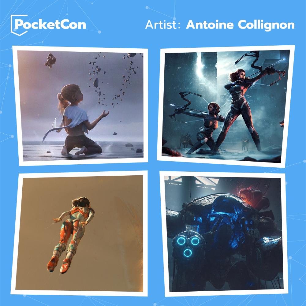 Antoine Collignon is a Concept Artist using CGI and painting techniques to create story-telling visuals for films and video-games. He mostly focuses on cinematic keyframes and characters designs. To enjoy his arts visit: 
bit.ly/2QSwqMx
#digitalart #visuals #pocketcon