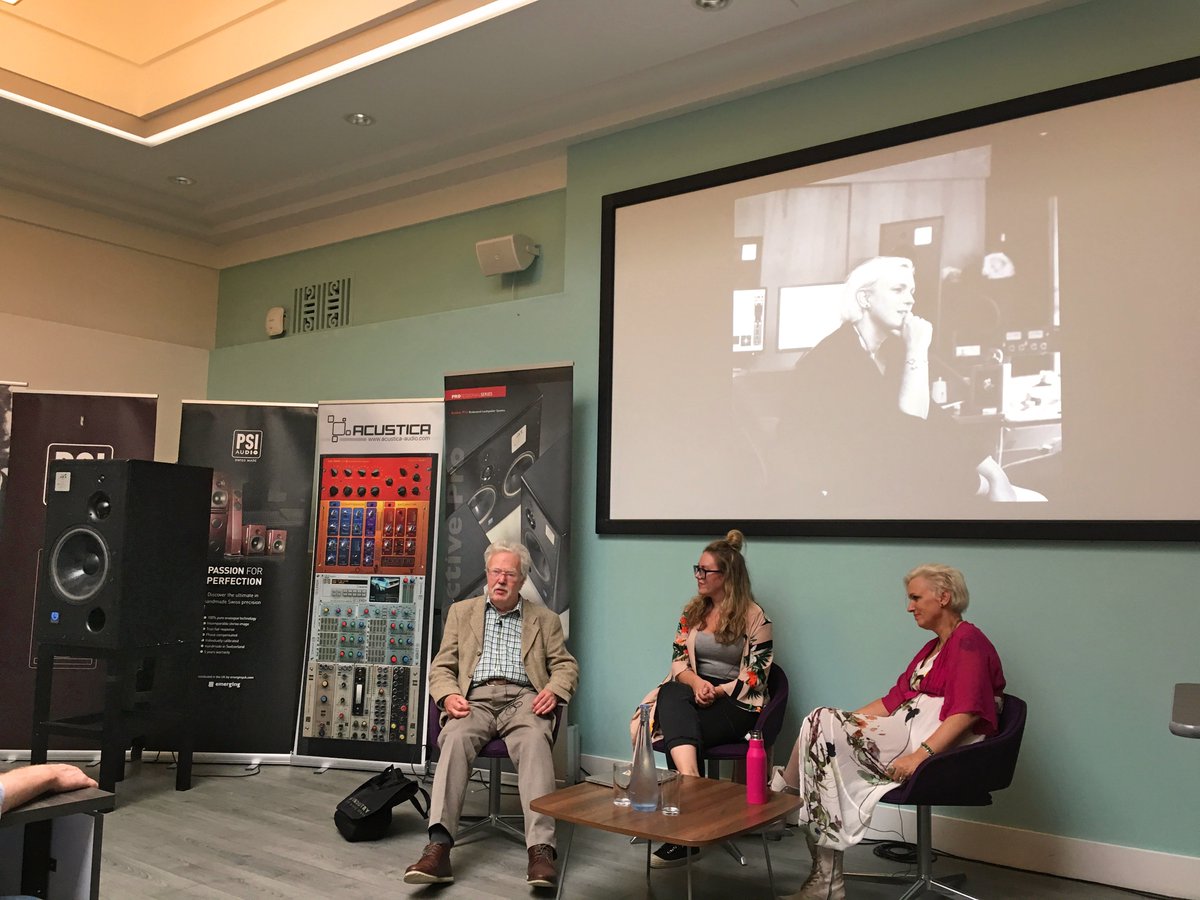 nik_georgiev's tweet image. A fantastic ending to the AES Mastering Conference this weekend. Great insights by Grammy awarded Mandy Parnell and some fascinating bits of vinyl history by Sean Davies. Thanks @KatieTavini for moderating this discussion. #AESmastering2018 @AESorg @AudioEngSocUK @blacksaloon