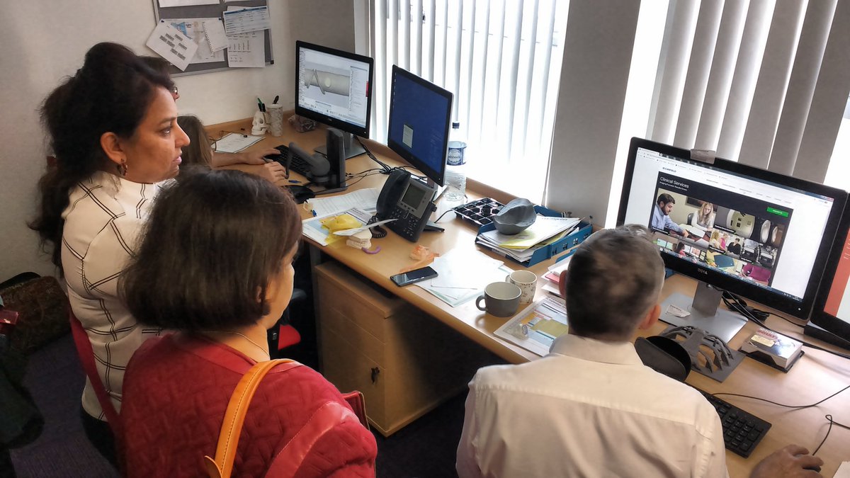 PDR_SPD's tweet image. We're welcoming the team from Lucknow to @ABMhealth today. Checking out the 3d planning &amp;amp; print facility in maxfac.