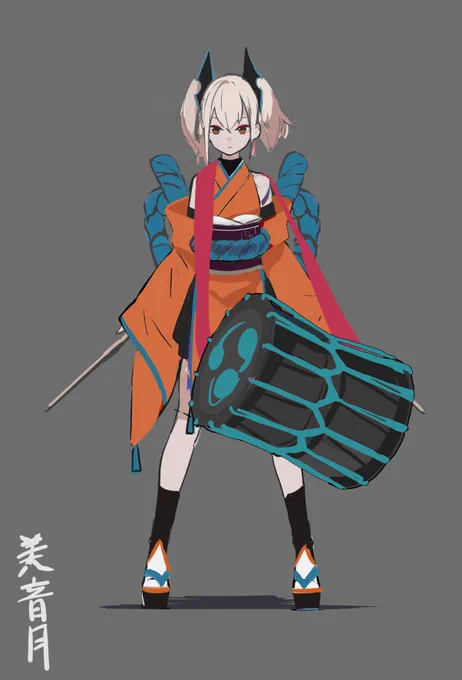 和風系の落書き
ツチ(妹)…狐火のツチ (左)
キヌタ(姉)…美音月のキヌタ(右) 