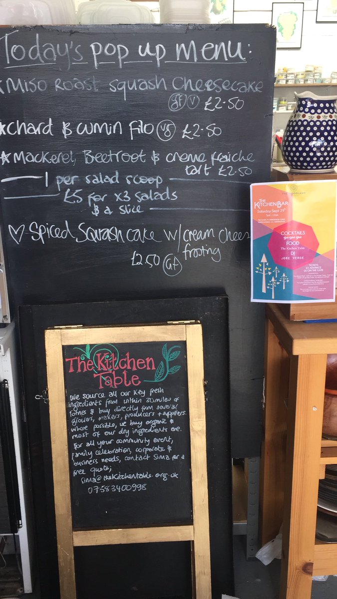thekitchentabl's tweet image. Lunch today. While you’re getting your delicious healthy lunch, why not also grab your #kitchenbar ticket for this Saturday as well?! :) at @TheWoodsPresent