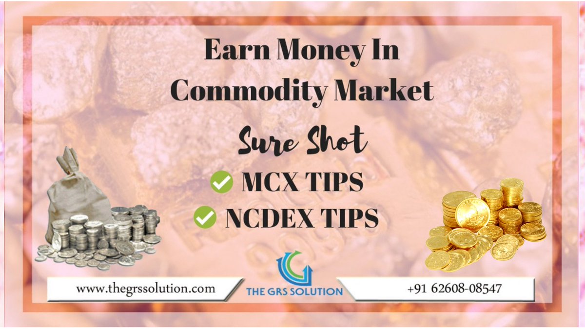 TheGRSSolution's tweet image. #CommodityTips #CommodityTipsProvider #MCXBullionTips #McxTips #McxCopperTips #CopperTips #BaseMatels #McxSilver #McxCopper #McxGoldTips #McxGold #CrudeOilTips #EquityTips #StockTips
#TheGrsSolution
CALL FOR FREE TRIAL: +91-6260808547
visit: thegrssolution.com/commodity-tips