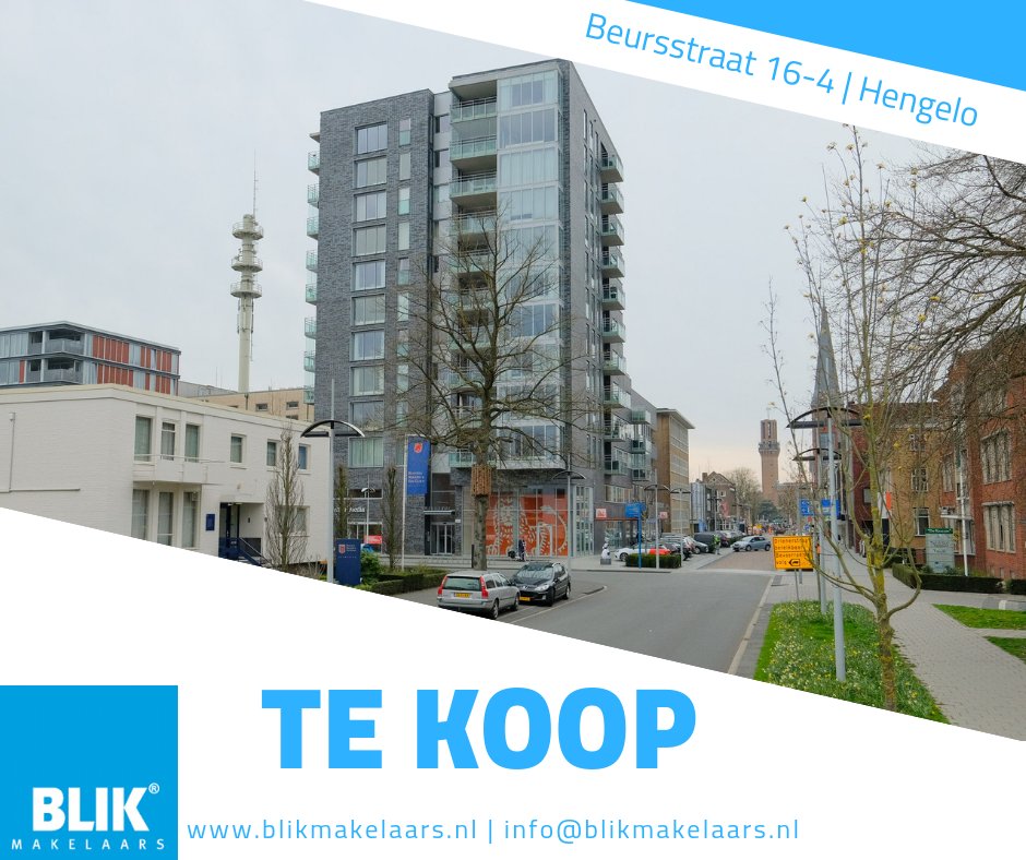 BLIKVANGER in prijs verlaagd!!!

Vraagprijs: € 377.500,= k.k.

Comfortabel wonen in hartje Hengelo met fraai uitzicht! 
Luxe 3-KAMER APPARTEMENT in het complex Bellevue. 

blikmakelaars.nl