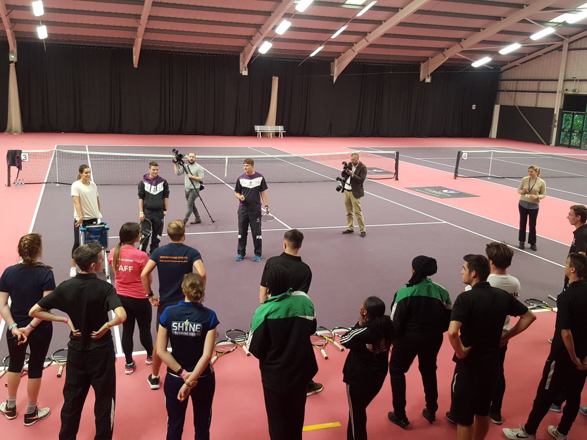 Tennis masterclass with <a href="/laurarobson5/">Laura Robson</a> at thr <a href="/WeAreCoachCore/">Coach Core</a> annual event at <a href="/lborouniversity/">Loughborough University</a>