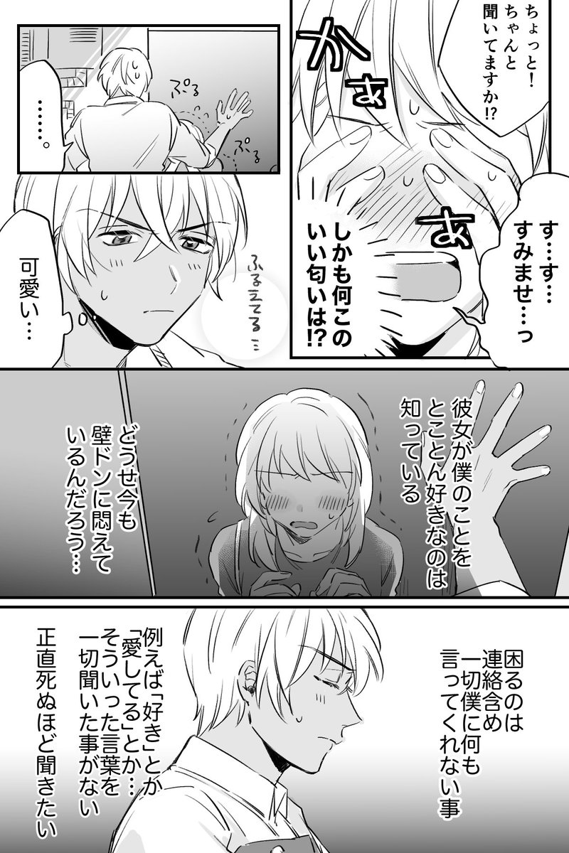 恥ずかしがりな夢主と安室さん(降谷さん)の夢漫画 