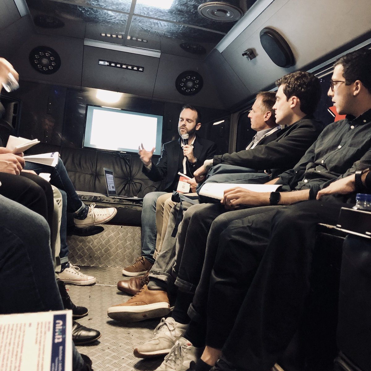 <a href="/nixi1_bot/">nixi1</a>, former Chatnfly, is here in DK pitching in front of a range of expert investors to help them in their journey into the blockchain and crypto space! Pretty exciting for a travel tech startup! #pitchbus #techbbq