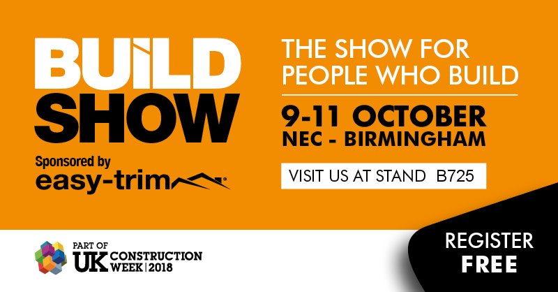Benx_Ltd's tweet photo. We're pleased to announce that we will be exhibiting once again at the @BuildShow at @UK_CW. Don't miss our new and innovative cavity rail system or dynamic cladding on display! We'll be on stand B725. Come and see us! #UKCW2018 https://t.co/5eRkSYL4Of