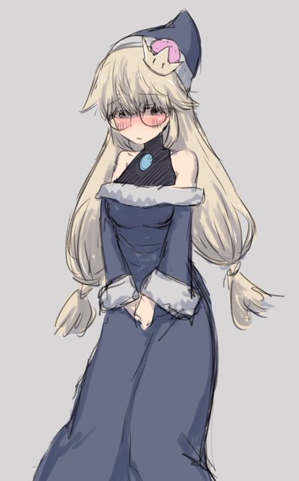 ちなみにカメック姫こんなデザインイメージでした
前髪重めのデカ眼鏡っ子でTSFするといじめられっこ気質に 