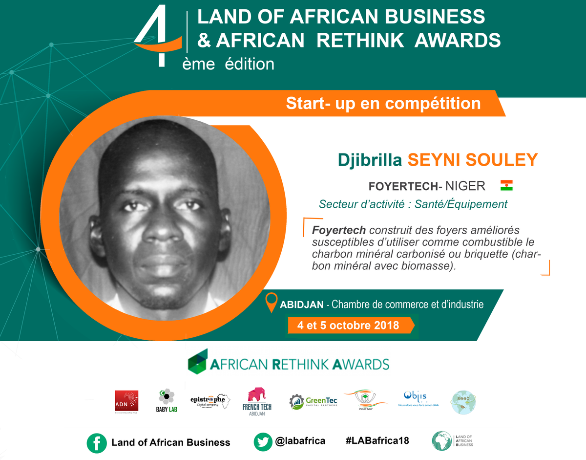 LABafrica's tweet photo. @JosephQuenum sera présent au #ARA du 4 et 5 octobre pour représenter la startup @Eyone_ets  ainsi que Djibrilla Seyni Souley pour FoyerTech.
Pour savoir qui remportera la compétition, inscrivez-vous ici: https://t.co/vBHvdGvm8F
#Startup #Digital #Innovation #Afrique #LABafrica18 https://t.co/8sjF6qjQRN