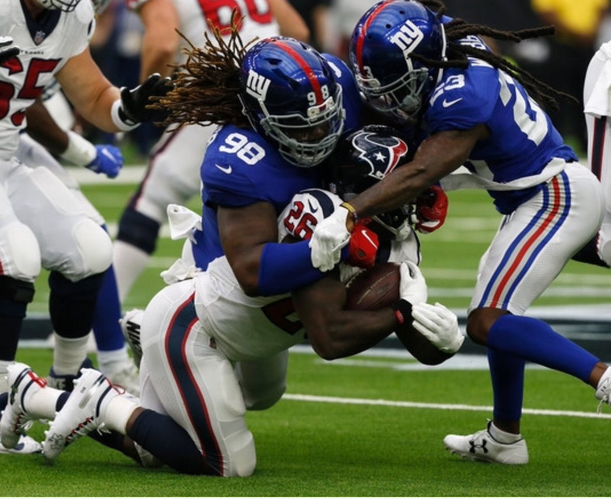 MSMGSports's tweet photo. Team high 7 tackles including 1 for a loss for Snacks in a win over the #Texans! #MSMG #NFL #NFLMarketing #Nonprofit #Philanthropy #Community #Snacks #98Savage #NewYorkGiants #AllPro #NewIberia #IToldTheStormFoundation https://t.co/8mr8kkos4U