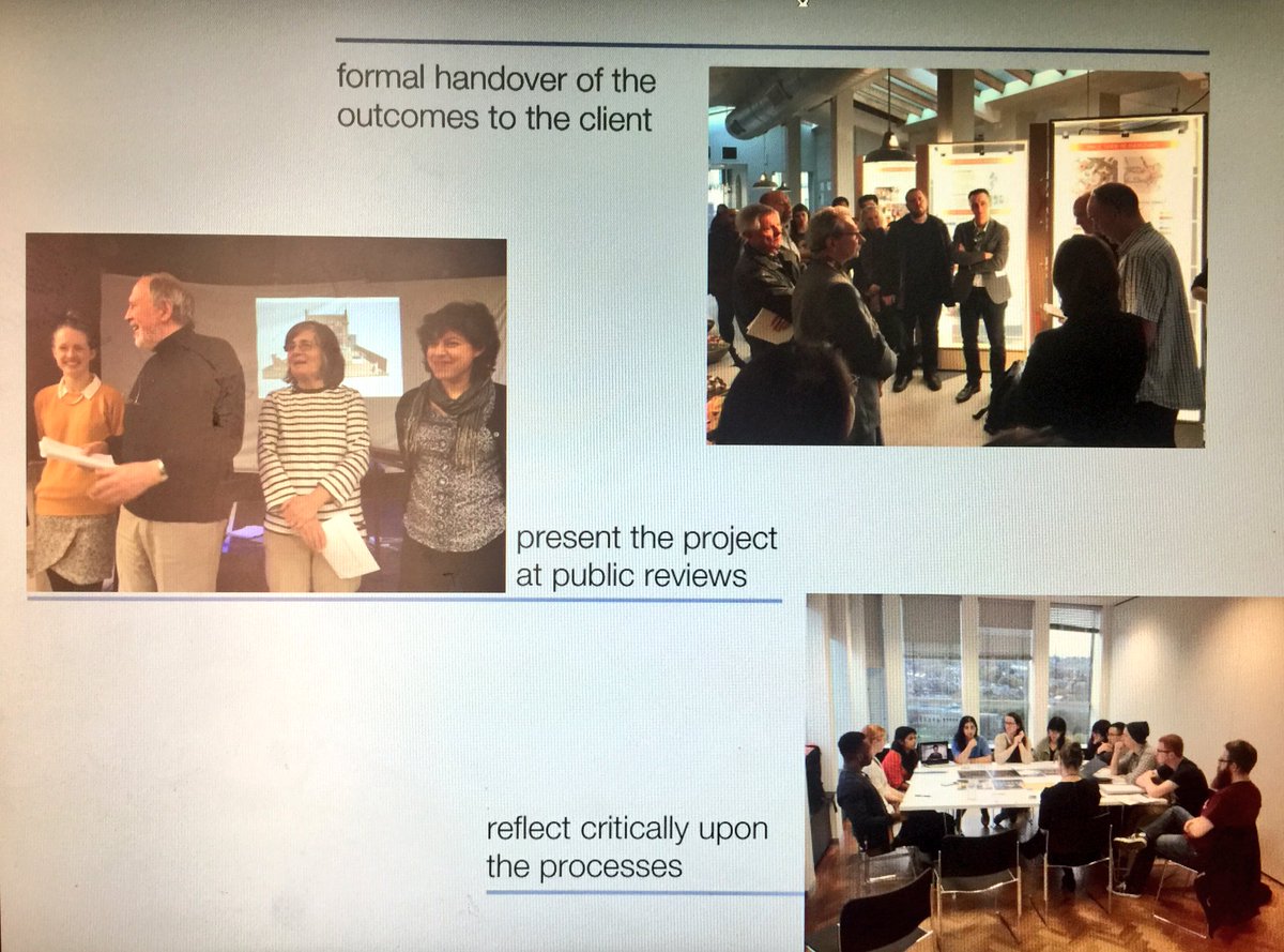 2018 #LiveProjects: ‘We call them LIVE, not REAL. They do not mirror practice - they hover in the space between academia and practice.’ @SSoA_news <a href="/shef_liveworks/">Live Works</a> #urbedulive