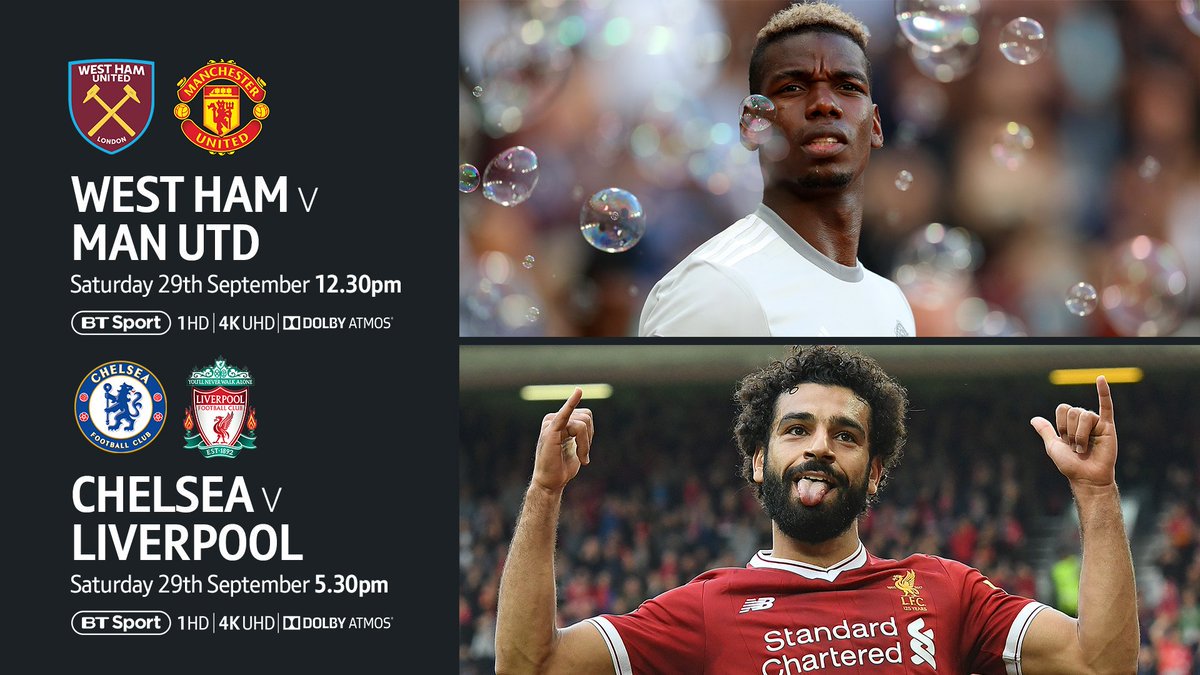 BT Sport on Twitter "This Saturday = 🔥 Two cracking games in a Premier
