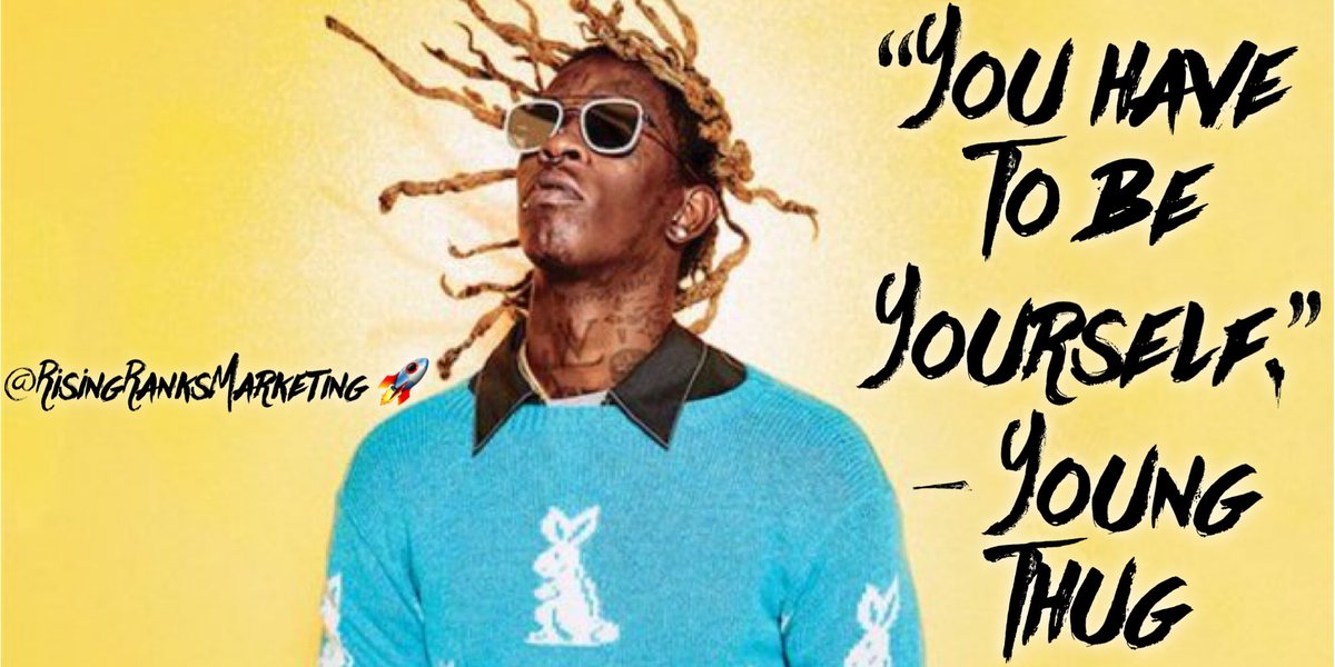 RisingRanks1's tweet photo. #YoungThug #YoungThugger #Thugger #ThuggerThugger #YoungThugga #Thugga #ThuggaThugga #Jeffery #NoMyNameIsJeffery #BankrollMafia #RichGang #300ENT #SlimeSeason #SlimeSeason3 #SuperSlimey #SlimeLanguage #OnTheRvn #BeYourself #LifeLesson #LifeQuote #Inspirational #Motivational https://t.co/mYMpEpfj4N