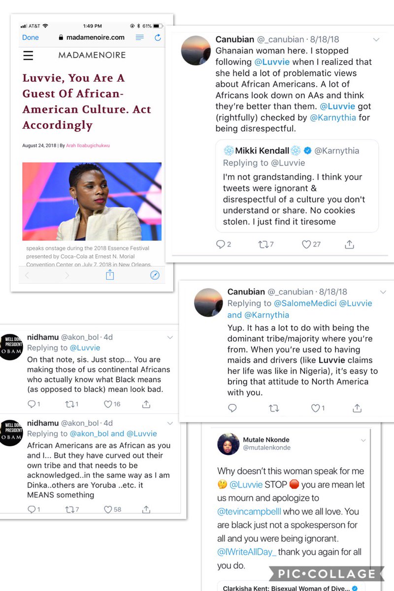 Rather than trying to *listen* & *learn* why AAs were offended by her friend's overstep, she inserted herself. She accused.She dismissed.She denied.She apparently didn’t think it worthwhile to step back & look at her friend's history with African-American culture.