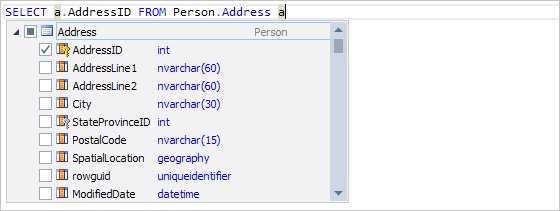 DevartSoftware's tweet image. T-SQL Context Prompt - Code More Efficiently!
dbForge #SQLComplete gives you a chance to implement code routines rationally. #TSQL context prompt accelerates the SQL code writing by offering a list of database objects and T-SQL statements buff.ly/2NxjWvQ