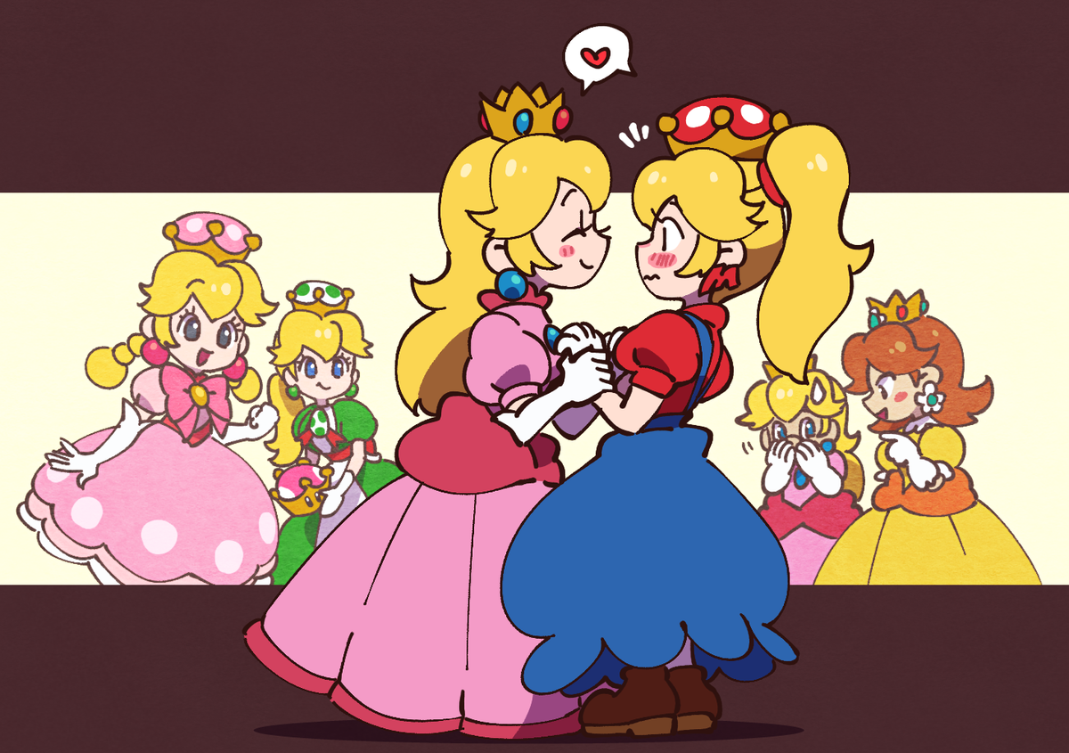皆ピーチ姫になるマリピチ