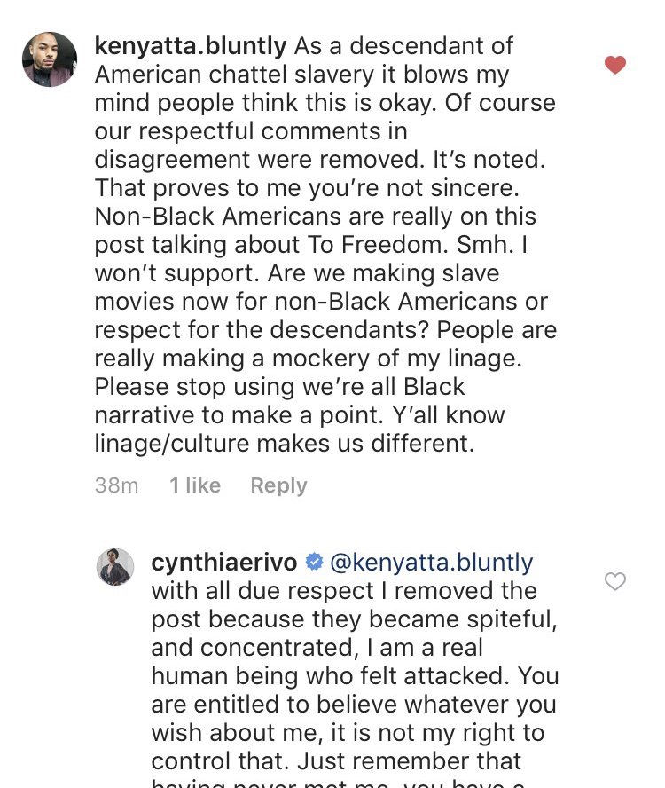 It’s also “serious” enough that Cynthia deleted many of the comments from those vying to hold her accountable.