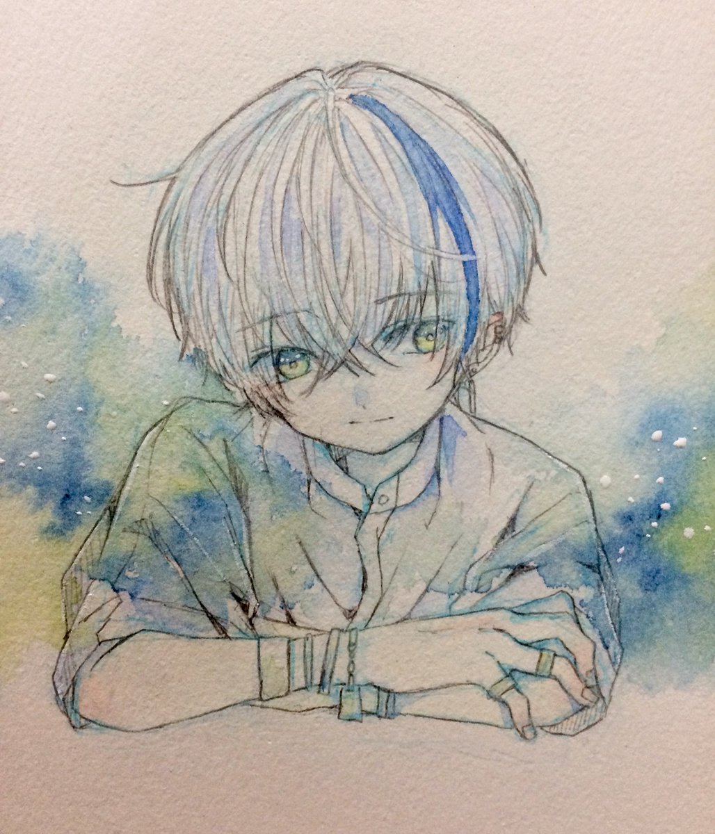 白髪男子版深夜の真剣お絵描き60分一本勝負 Twitter Search Twitter