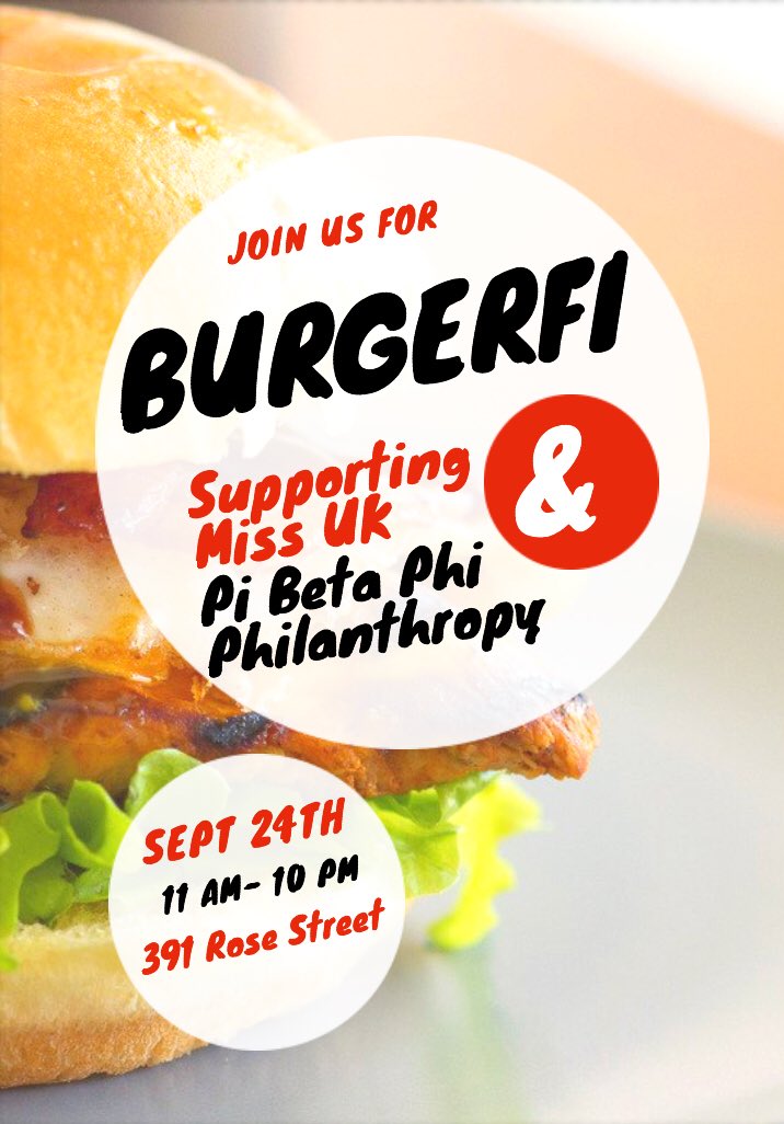 Come out to Burgerfi today until 10 PM! 🍔
