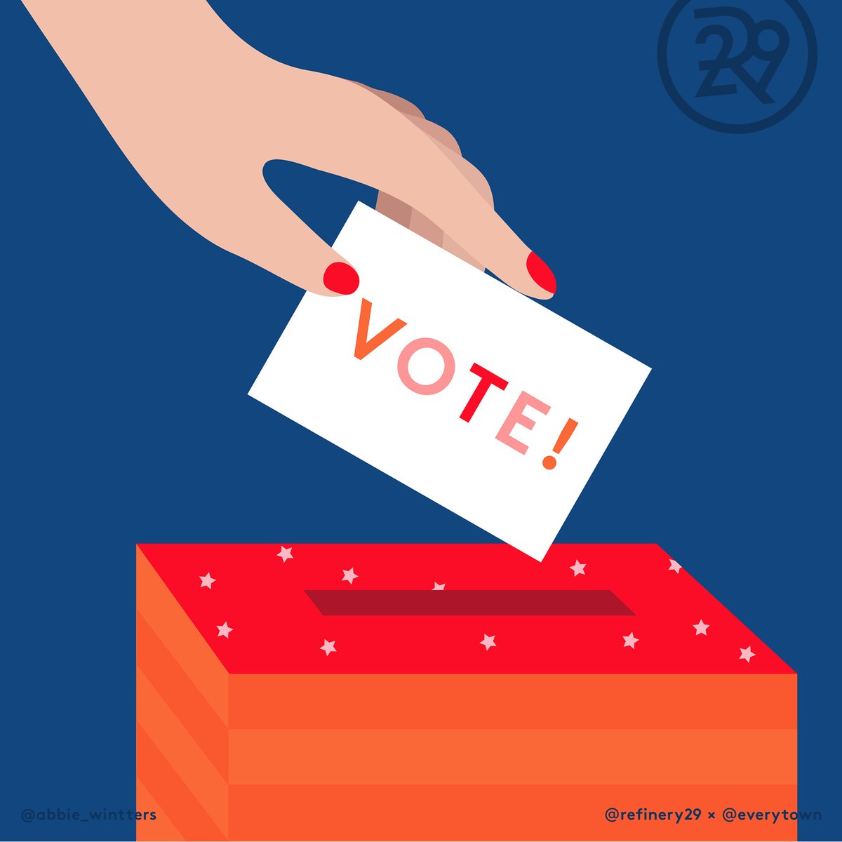Everytown's tweet photo. If you want to #BeAVoter, you have to register first. We make it easy: Text REGISTER to 644-33. https://t.co/AEps6UNdTC